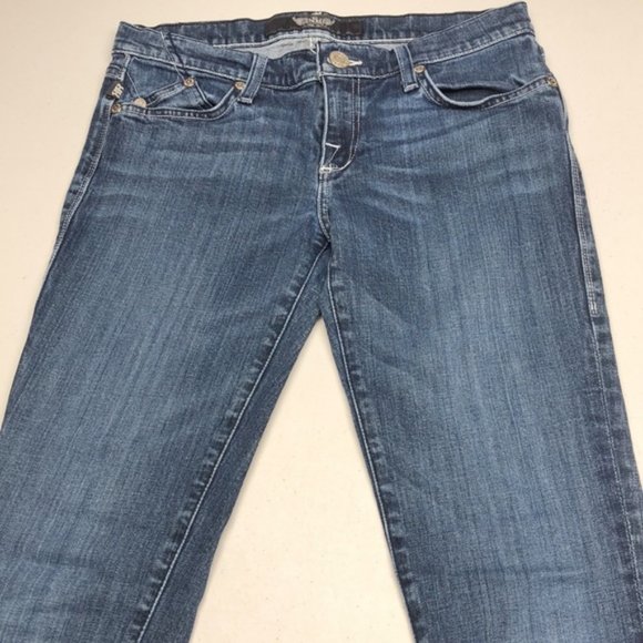 VINTAGE ROCK & REPUBLIC ANKLE CROP JEANS 28x25 🇺🇸 - Picture 3 of 13